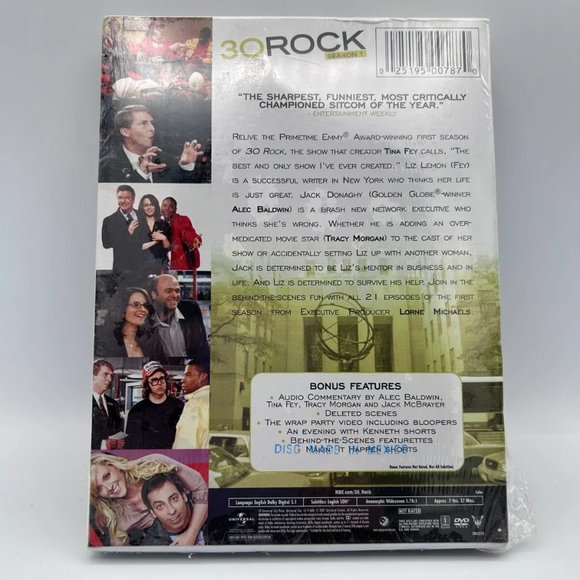 DVD 30 Rock: Season 1 [Widescreen] [3 Discs] [Digipak In Slipcase] 2006 - Picture 2 of 2